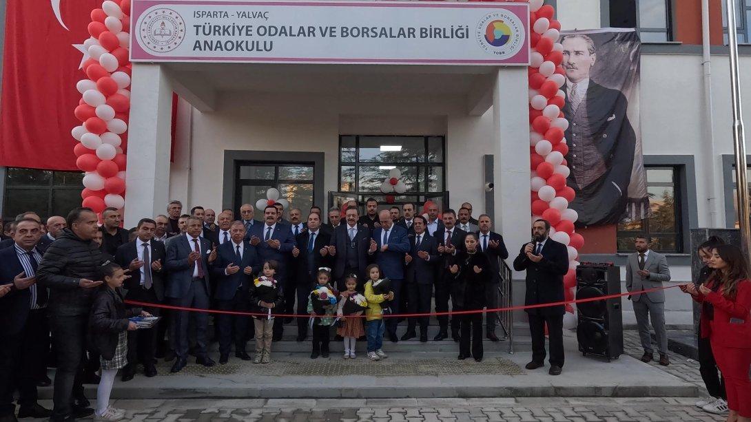 TÜRKİYE ODALAR VE BORSALAR BİRLİĞİ ANAOKULU AÇILIŞ TÖRENİ